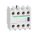 Schneider Contactor Auxiliary Block 2 N/O 2 N/C LADN22