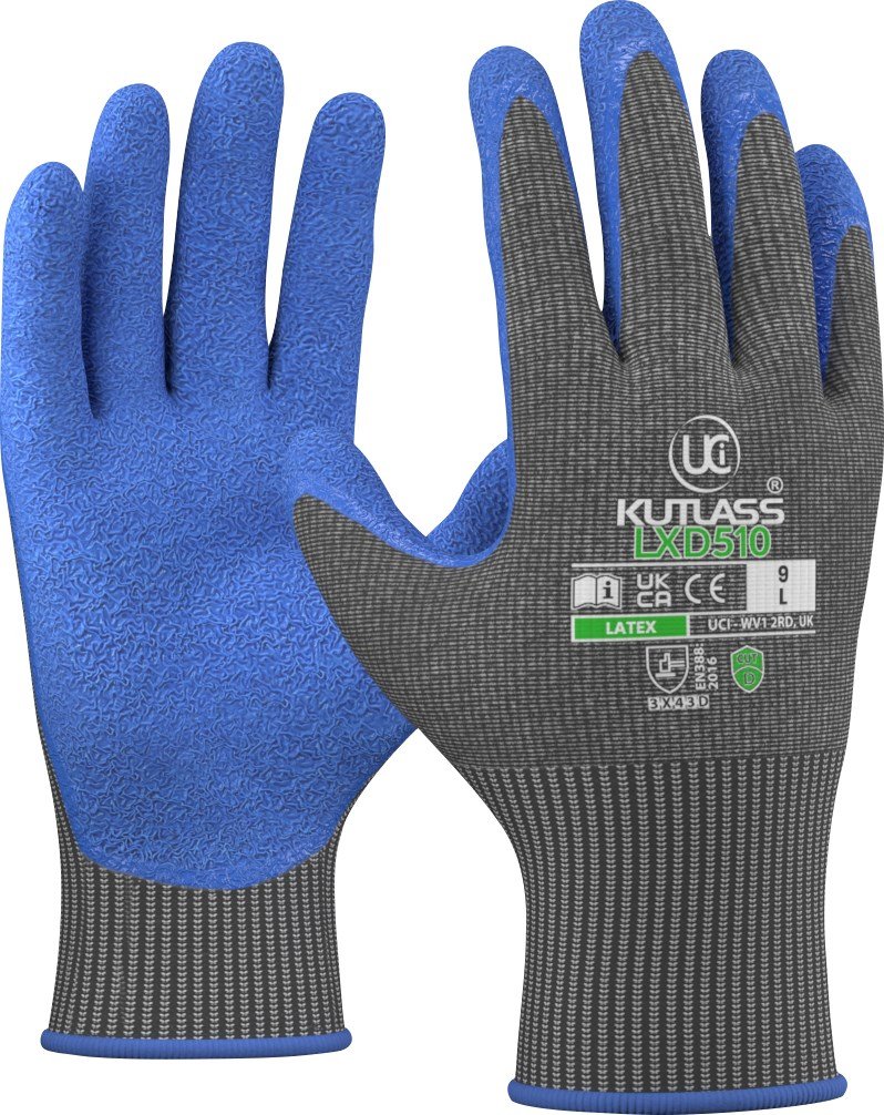 KUTLAS PREMIUM ISO CUT D LATEX GLOVE