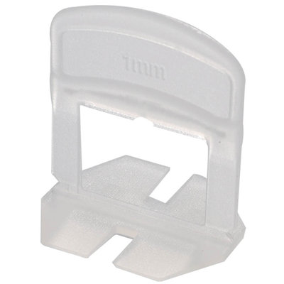 Standard Height Levelling Tile Spacer 1mm Pk of 25