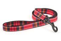 Ancol Red Tartan Polyester Lead 48" x 1