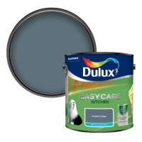 Dulux Easycare Kitchen Faded Indigo Colour Swatch & 2.5L Paint Tin