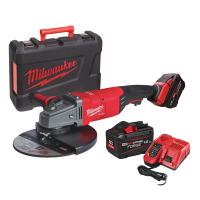 Milwaukee M18™ FUEL™ 230mm Large Braking Grinder with Paddle Switch with 12Ah Battery