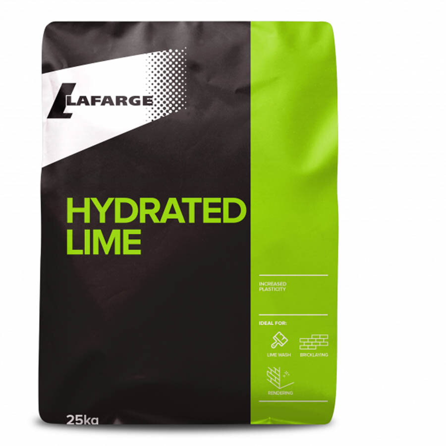 Lafarge Hydrated Lime 25kg Tippers Builders Merchant Building Supplies, Materials & Hardware