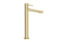 HAKK FREESTANDING BASIN MIXER BRUSHED GOLD