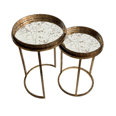 Tray Tables Set of 2 - Gold 1