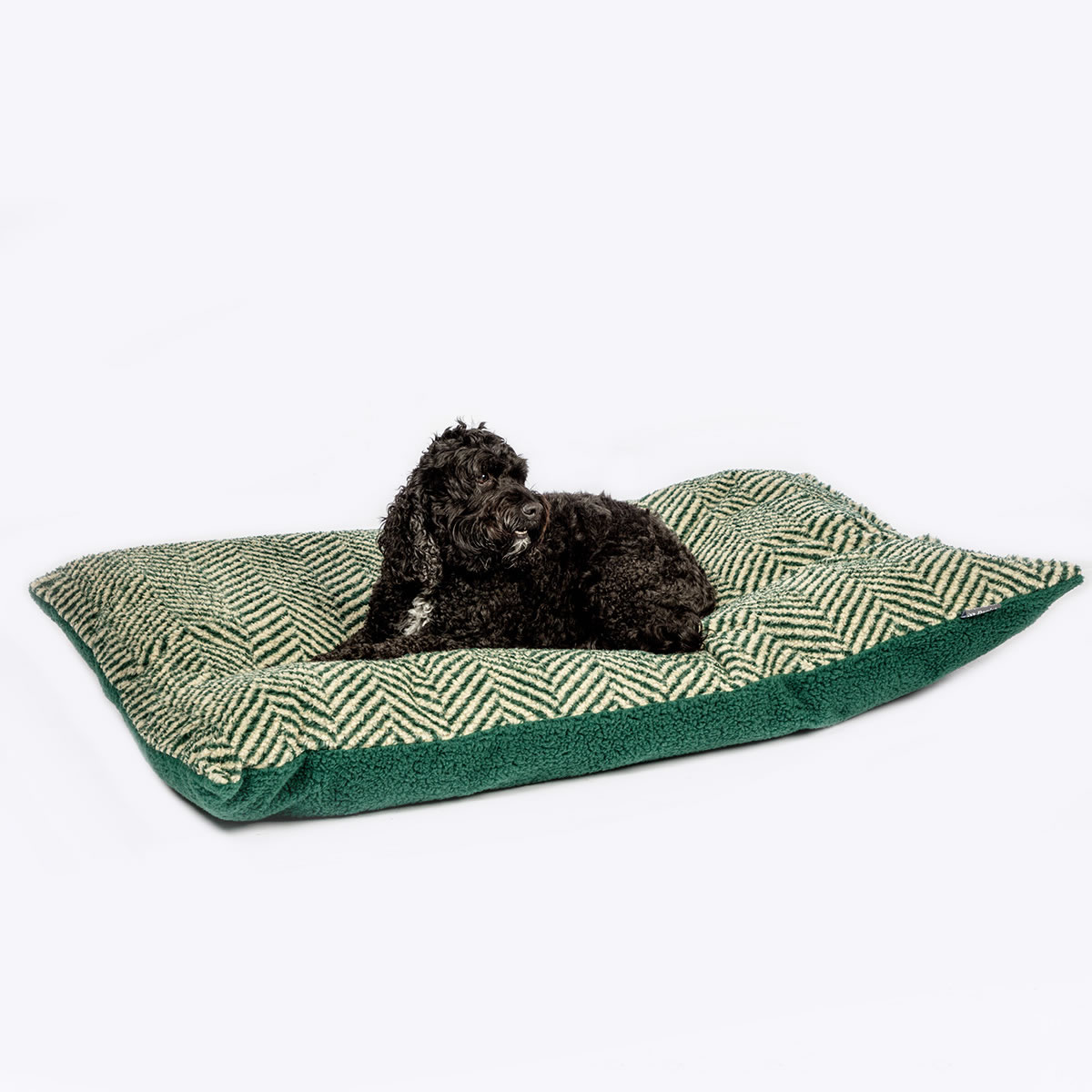 Danish Design Green Fleece Herringbone Deep Duvet