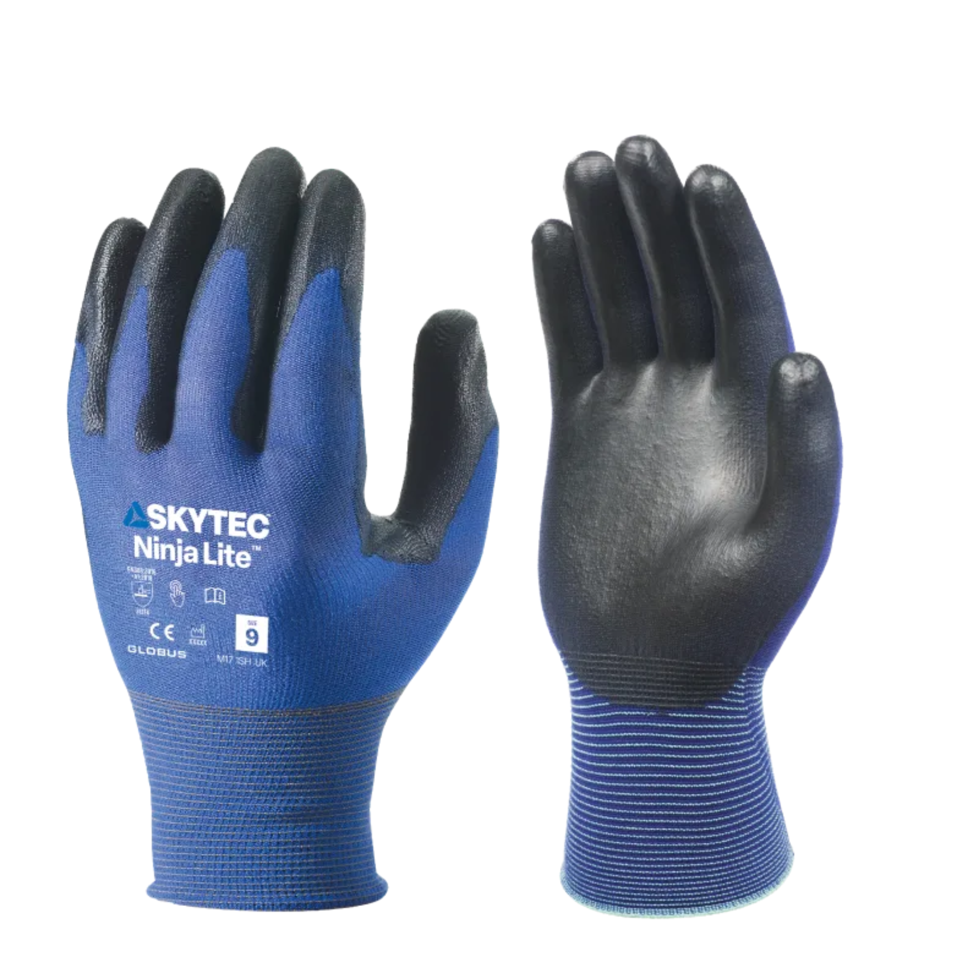 Skytec Ninja Lite PU Glove, Blue/Black
