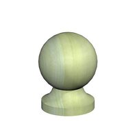 BALL FINIAL & BASE 100 x 100mm 2 Pack