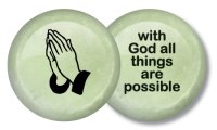 Marble Pocket Token/With God all Things...   (13525)