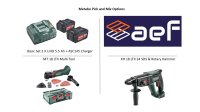 Metabo Pick and Mix, MT18LTX+ KH18LTX24