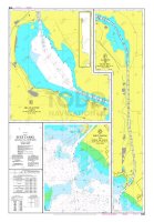Egyptian Chart -SC2 Suez Canal, Great Bitter Lake to Port of Suez