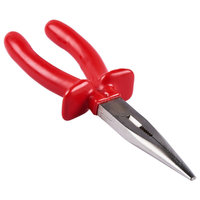 200mm Economy Long Nose Pliers with Insulated Handles