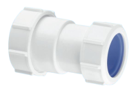 McAlpine 1 1/2" x 40mm Multifit Straight Connector - Multifit x European Pipe Size T28L-ISO