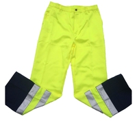 REDBACK P/C Hi-Visibility Trousers Yellow/Navy