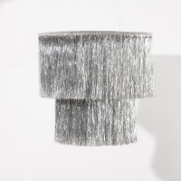 Silver Fringe Chandelier