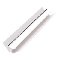 1-PART INTERNAL CORNER TRIM CHROME 8MM - 2.7M