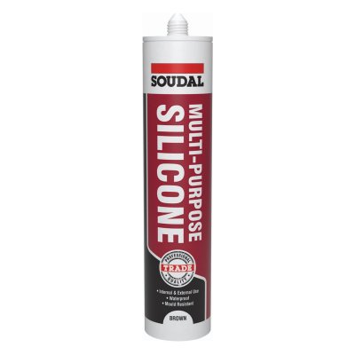 Soudal Trade Multi-Purpose Silicone Brown 270ml