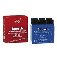 Bausch Articulating Paper Plastic Dispenser - 300pk Thin / Red - DMI Dental Supplies Ireland - Next Day Delivery