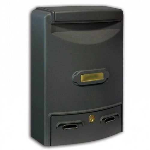 Europa Maxi Post Box - Cast Iron Grey