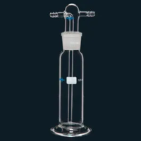 Gas Washing Bottle of 500ml complete jointed glass connections.