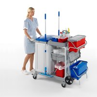 Healthcare & Hospital Cleaning Trolleys