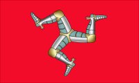 Isle of Man Flag 1/2 Yard