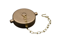 Brass Cap/Chain, 2-1/2" NST