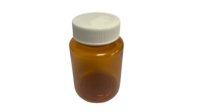 50ml PET AMBER TABLET VIAL SCREW CAP BOXED (200)