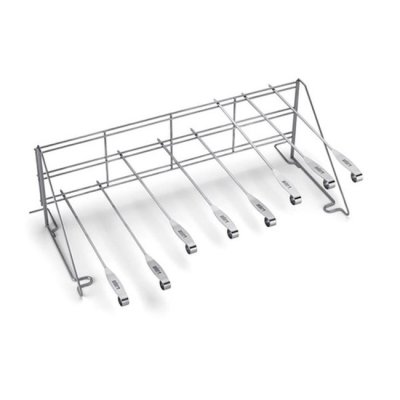 Weber Grill Rack and Skewer Set Elevations Tiered Grilling System 7615