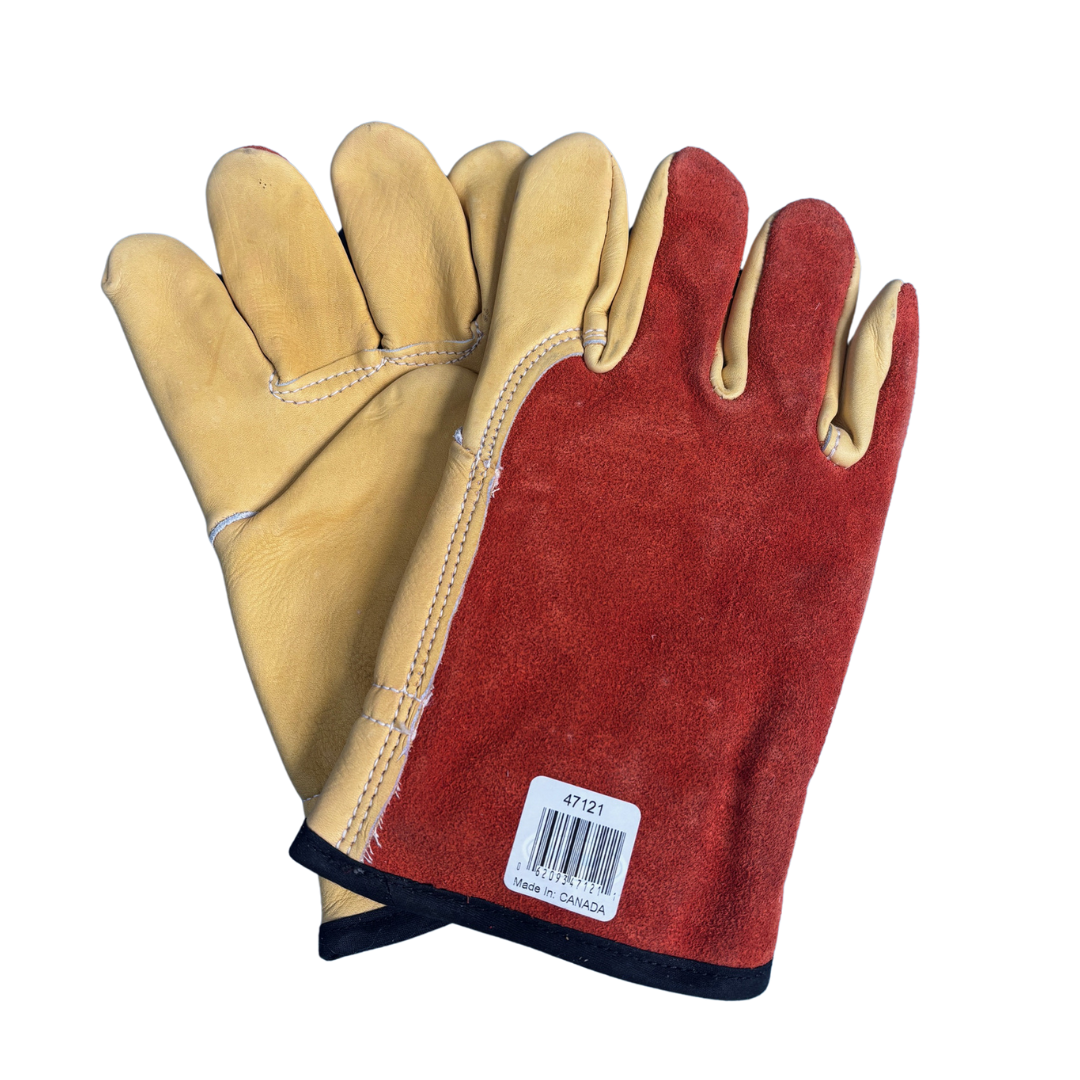 Laser XL Chainsaw Gloves - Ballistic Nylon & Leather