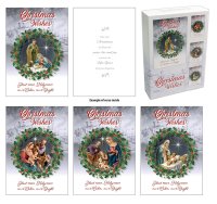 Christmas Wishes Box/18 Cards/4 Designs   (92793)
