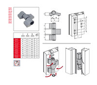 THREE PART LOIRA+ HINGE G6 SILVER