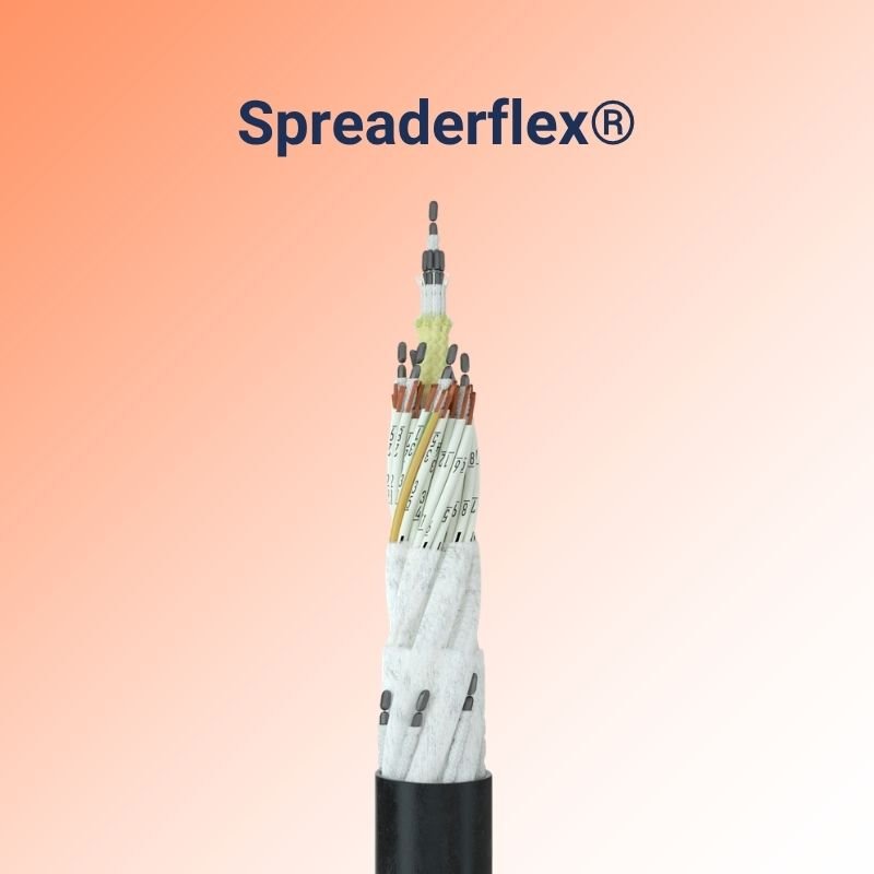 Container crane cable