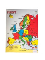 Wooden Jigsaw - Map Of Europe 