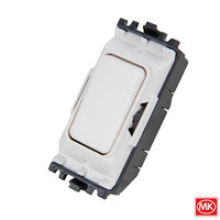MK 10A Single Pole 1W Grid Switch K4881WHI