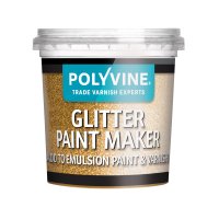 Polyvine Glitter Paint Maker Gold 75g Container
