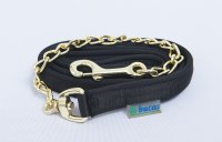 Stallion Gold Chain Lead Black