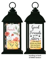 Lantern/Good Friends/Led Candle  (84665)