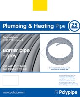 POLYPLUMB GREY PB2522B 22mm x 25M BARRIER COIL