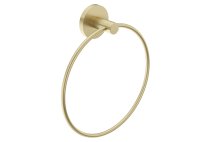 HAKK TOWEL RING BRUSHED GOLD