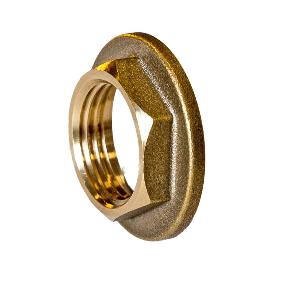 1" BRASS BACKNUT