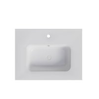 R SERIES 60CM WHITE CERAMIC BASIN