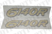 John Deere 6140R Model Decal Left and Right *Order with 56586 for Complete Set