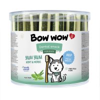 Bow Wow Dog Dental Snack Yum Yum Mint and Herbs 12cm 35 Sticks