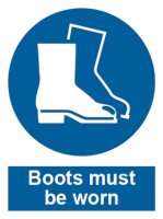 Safety Boots Must be Worn