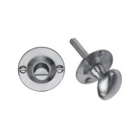BT15-SC - Heritage Brass Oval Turn with Release Satin Chrome Finish