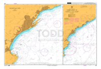 ADMIRALTY Chart - 350 Approaches to Savona and Vado