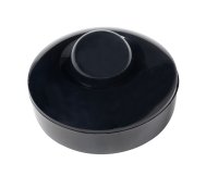 PROTON UNIVERSAL 360&deg; PIR, recessed/surface, 106mm, IP44, Black