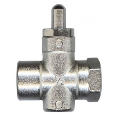 Kraan met drukknop/gas 1/2FF