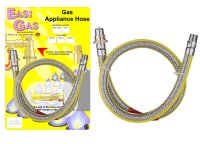 1M x 1/2" Standard Cooker Cooker Hose for NG & LPG